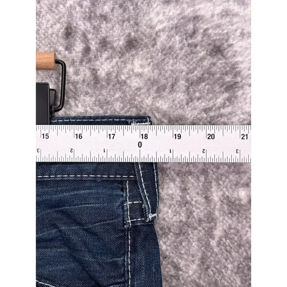 New True Religion Jeans 33 x 33 Mens Ricky Flap Pocket Relaxed Straight Fit